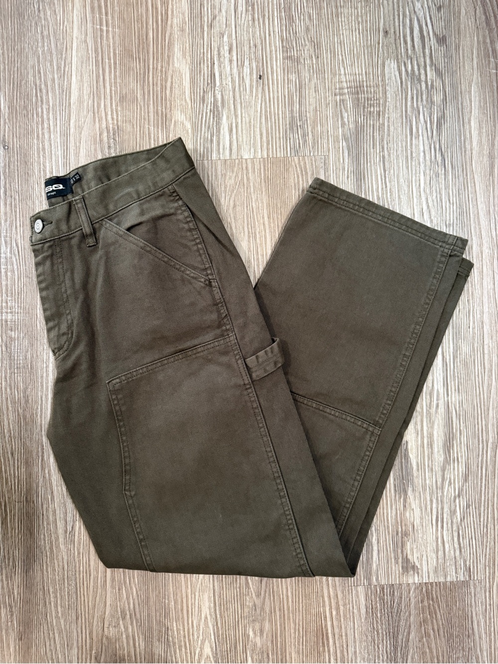 Men's RSQ Olive Utility Work Pants